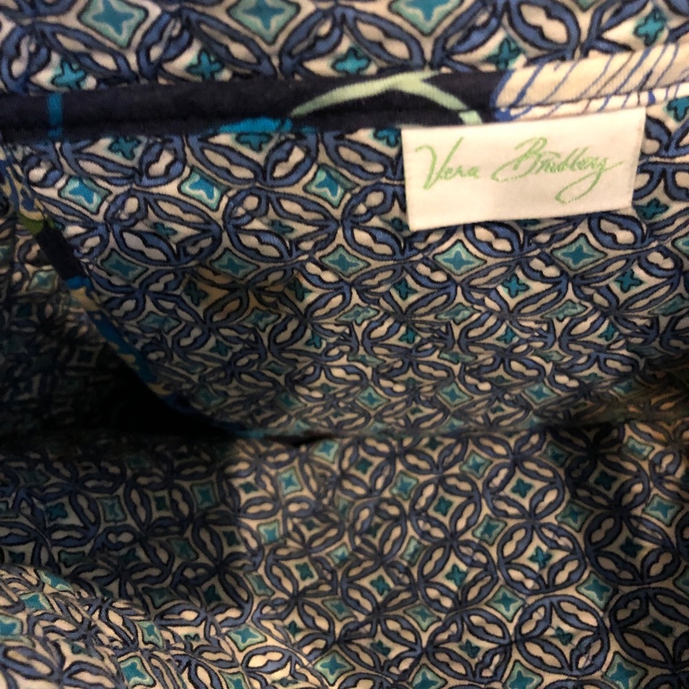 Vera Bradley Tote in Mod Floral Blue - Picture 7 of 16